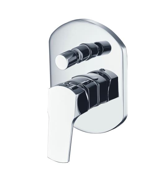 PLUMLINE CRUX U/WALL DIVERTER BATH/SHOWER MIXER 15mm CP