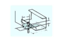 BEAM PURLIN CLAMP 8MM HOLE GALVANISED