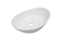LIVINGSTONE GEMELLI FREESTANDING BASIN WHITE 550x335x160mm