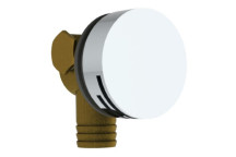 PLUMLINE ROUND NIKKI BATH SPOUT & OVERFLOW CP