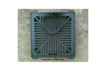 PAM CI SQUARE DISHED LD 600X600 GRATE ONLY