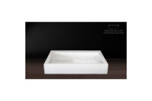 CRYSTALLITE ALTA MARIA COUNTER TOP BASIN WHITE 640x440x130