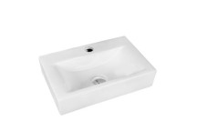 PLUMLINE MAYA RECTANGULAR 1TH F/STANDING BASIN 455X310X100 HIGH