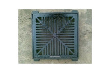 PAM CI SQUARE DISHED LD 380X380 GRATE & FRAME