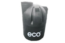 ECO SEPTIC TANK 1500L BLACK (1800mm RND 1.05M HIGH)