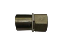 VALSIR VU0000566 STRAIGHT FEMALE ADAPTOR DR BRASS 25X1/2