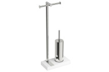 BATHROOM BUTLER 9108POLS TOILET BUTLER AND TOILET BRUSH POLISHED
