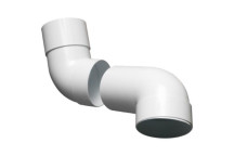 MARLEY ROUND PVC DOWNPIPE SWANNECK OFFSET BEND DNE300 (PR)