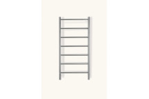JEEVES SPARTAN F520 HEATED TOWEL RAIL STRAIGHT LEFT SS