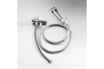 GIO HSB001 ROUND TRIGGER SPRAY SET WITH 2-WAY ANGLE VALVE & BRAIDS