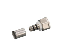 RIFENG STRAIGHT FEMALE ADAPTOR BRASS 16x3/4 CRIMPED