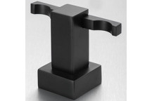 GV DI BELLA 4123B  MALTA DOUBLE ROBE HOOK MATT BLACK