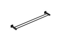 BATHROOM BUTLER 3185 DOUBLE TOWEL RAIL 800MM MATT BLACK