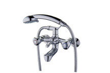 PLUMLINE HYDRUS BATH MIXER WALLTYPE INCL H/SHOWER CP 15mm