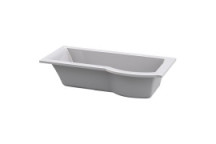 LUXIMO TOKYO LEFT HAND SHOWER BATH 1700X750 BM47 WHITE