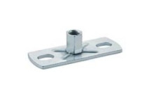 GEBERIT 362.848.26.1 BASE PLATE SQUARE  2 HOLE THREADED SOCKET M8/M10