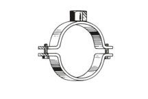 VALSIR VS0396011 GALV PIPE CLIP G1/2X110mm