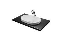 VAAL 705900WH ZIRCON OVAL 0TH COUNTER BASIN WHITE 585X385