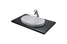 VAAL 705900WH ZIRCON OVAL 0TH COUNTER BASIN WHITE 585X385