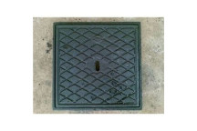 CAST IRON MANHOLE LD 450X450 COVER & FRAME 14B