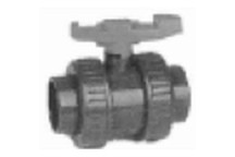 uPVC S/WELD BALL VALVE 65mm DOUBLE UNION THREADED FXF V322