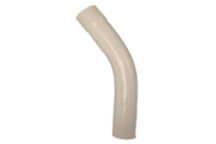 PVC UG BEND 250X90 LONG RADIUS PLAIN 1/4 S/WELD