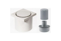WETFLOOR DRAIN 2nd FIX PACK - 110 ABS WHITE GRID & CUP TRAP 097711