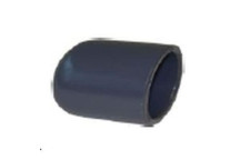 uPVC S/WELD END CAP 50mm PLAIN GREY