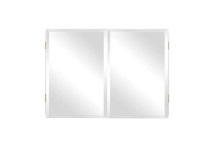 PENNYWARE 2 DOOR MIRROR CABINET WHITE 640x440x127mm