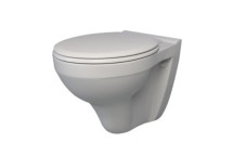 LECICO SYDNEY WALL HUNG  BACK INLET PAN ONLY WHITE