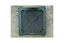 PAM CI SQUARE DISHED LD 230X230 GRATE & FRAME