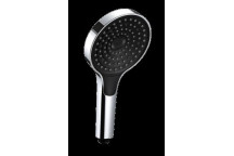 MERELLI NERO HAND RAINSHOWER 3 FUNCTION CP/BLACK FACE