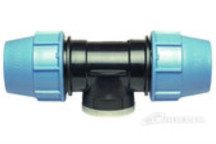 HDPE COMPRESSION TEE FEMALE BSP 25X1/2