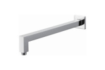 PLUMLINE STAINLESS STEEL SQUARE SHOWER ARM LONG 15x400mm