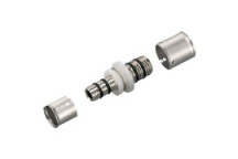 RIFENG STRAIGHT REDUCING COUPLER BRASS 50x32mm CRIMPED