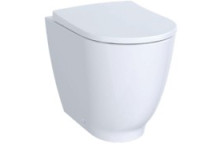GEBERIT 500.602.01.2 ACANTO BACK TO WALL RIMFREE PAN 51cm WHITE