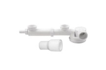 WIRQUIN 30932010 ESPACE DOUBLE SINK TRAP & W/M CONNECTION