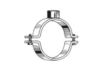 VALSIR VS0396035 GALV PIPE CLIP M10 160mm