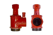 WOODLANDS WTS-80 RIGHT ANGLE TAMPERPROOF HYDRANT & SNG LUG OUT 80x65mm