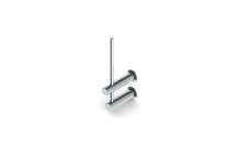 PLUMLINE MANDARA SPARE TOILET ROLL HOLDER S/ST POLISHED ROUND