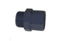 uPVC S/WELD MALE ADAPTOR 25x3/4 GREY