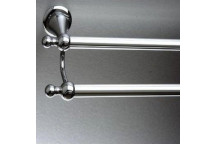 GV DI BELLA CC4730D ROMA DOUBLE TOWEL RAIL CHROME