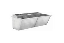 FRANKE 2560005 ET102 ECONOMY DOUBLE WASH TROUGH 1030X440