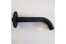 GIO A109/MB ROUND WALL SPOUT 120MM  MATT BLACK