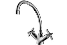 PLUMLINE MODERNA SINK MIXER 1TH CP 15mm