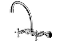 PLUMLINE TUDORA SINK MIXER WALLTYPE CP 15mm