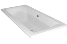 BETTA MELISSA DROP-IN BATH NO HANDLES WHITE 1800X800