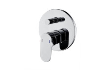 PLUMLINE CORVUS U/WALL DIVERTER BATH/SHOWER MIXER CP 15mm