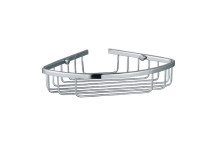 PLUMLINE MAHALE CORNER SHOWER CADDY S/STEEL