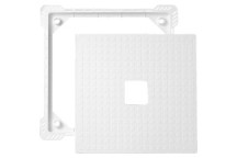 WIRQUIN 99998005 TILEABLE PVC BATH INSPECTION HATCH WHITE